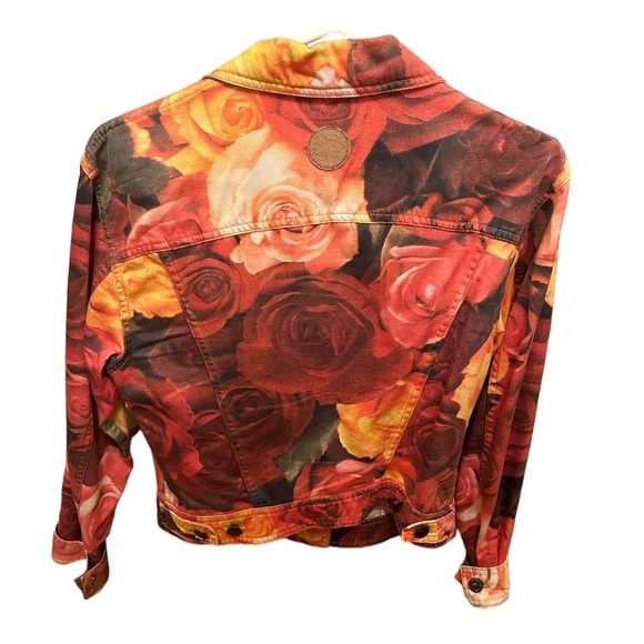 Moschino jeans digital print jean jacket ♥️ US Womens size 10 - Picture 2 of 6